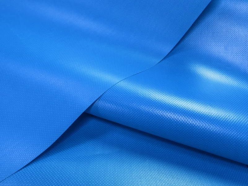 Tarpaulin tkanina poliestrowa niebieski 380 g/m2