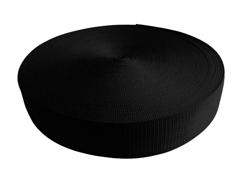 Tragband pp 10 mm / 1,3 mm schwarz 580 50 lm