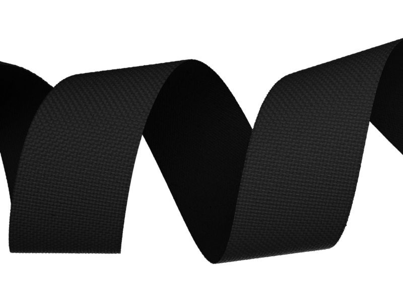 Polyester-Einfassband 25 mm Schwarz (580)