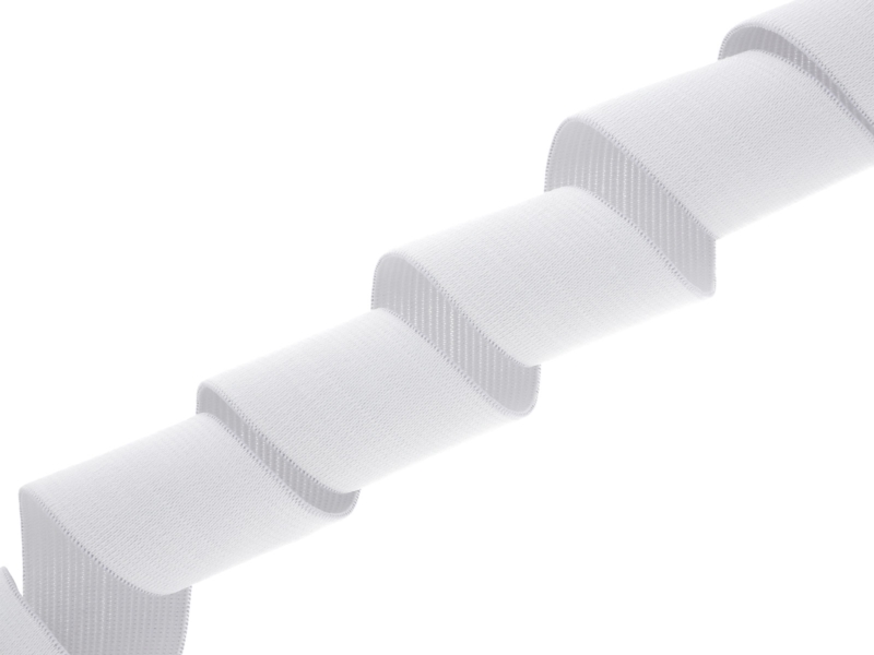 PRUŽENKA HLADKÁ TKANÁ 40 MM (501) BÍLÝ POLYESTER 25 M PRUŽENKA HLADKÁ TKANÁ 40 MM (501) BÍLÝ POLYESTER 25 M