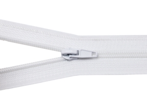 Spiral zip 5 non-separable auto lock 220 cm (501) white