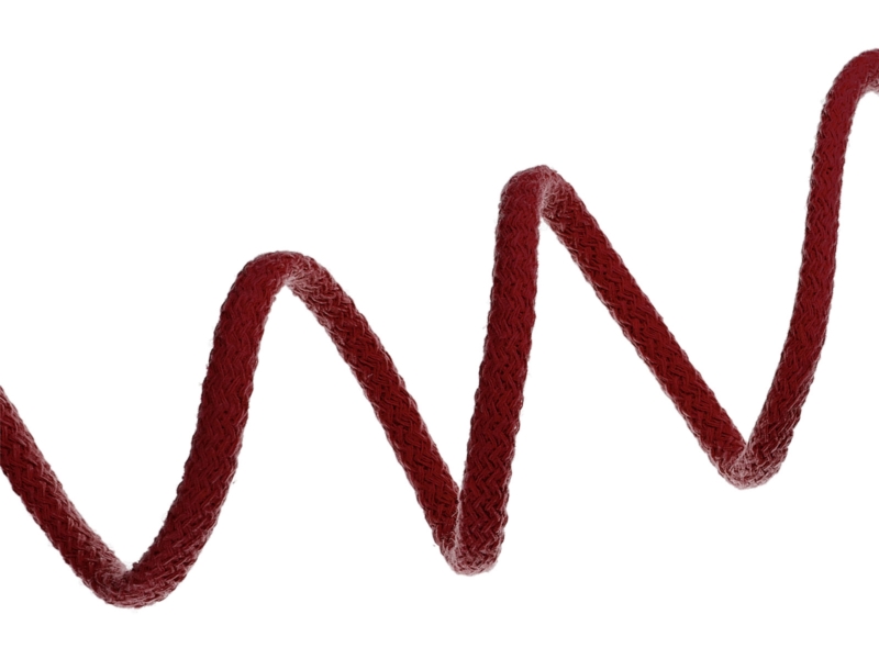 COTTON TWINE 1622 CLARET 8 MM 50 MB