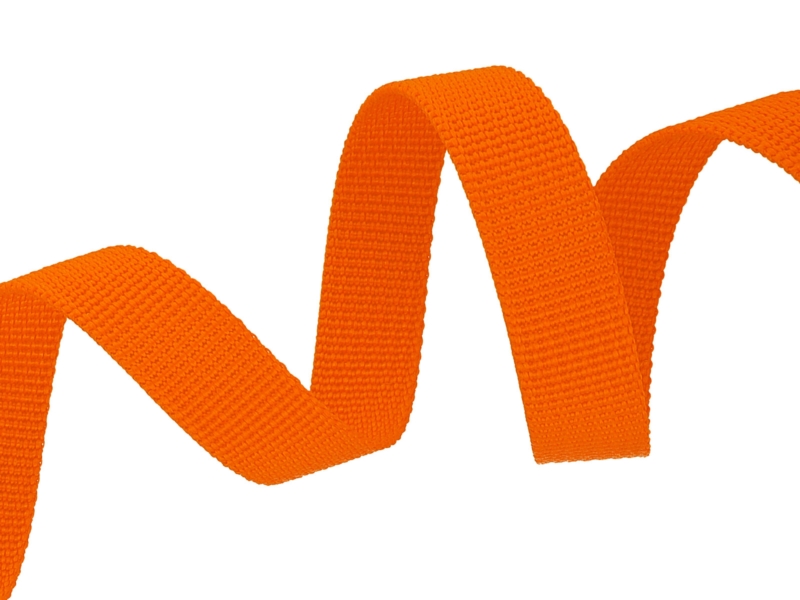 WEBBING TAPE P10 15 MM ORANGE NEON 1002 PES 