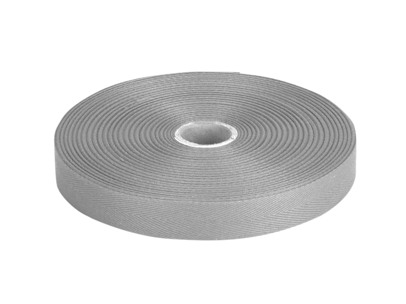 Bavlněná keprovka 20 mm/0,35 mm světle šedá (336)