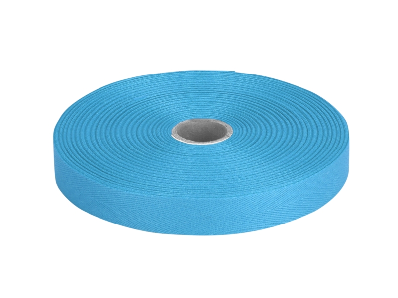 Baumwollköperband 25 mm/0,35 mm Blau (144)