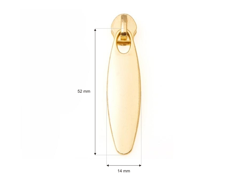 EXTRA GLANZ SCHIEBER FÜR SPIRALREIßVERSCHLUSSBAND 5 NON LOCK 0292-3260 GOLDGLANZ 50 ST.