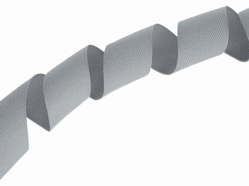 Fischgrätmuster Einfassband 30 mm/0,8 mm Grau (135)