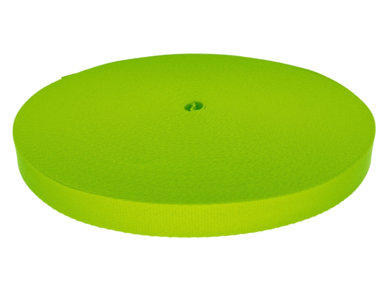 SCHLÜSSELBAND 25 MM GRÜNES NEON 1001 PES 50 LM