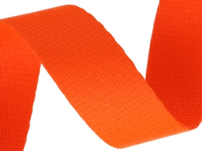 Polyester lanyard tape 15 mm/1.1 mm orange (523)