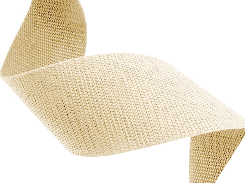 Webbing pp 50 mm / 1,3 mm light beige 031 50 mb
