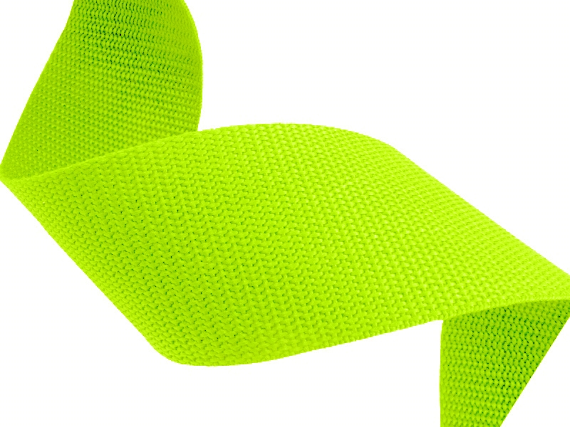 TRAGBAND 50 MM 1003 NEON-LIMETTENGRÜN PES