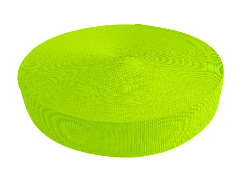 TRAGBAND 50 MM 1003 NEON-LIMETTENGRÜN PES