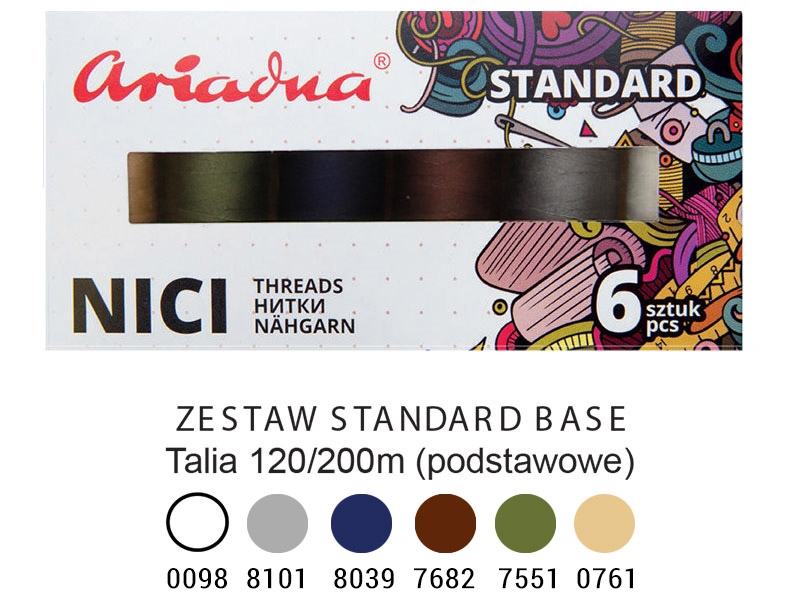 NÄHFÄDEN TALIA 120 CASUAL  200 MB 6 Stck
