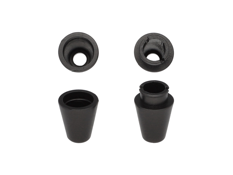 Plastic string stopper 4 mm (0225) black 500 pcs