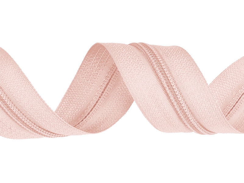 Spiral zipper tape 5 (274-2) pink 200 mb