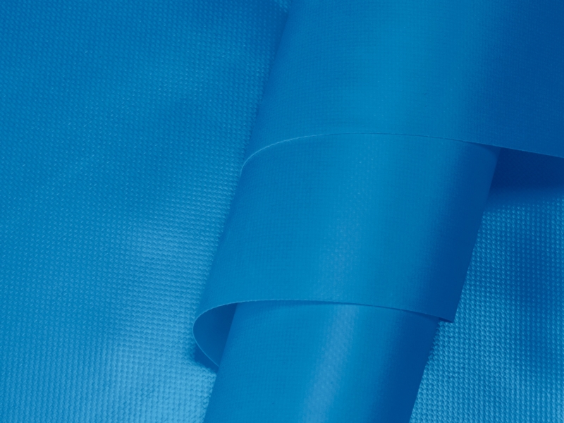 POLYESTER-STOFF TARPAULIN BLAU 150 CM 1 LM