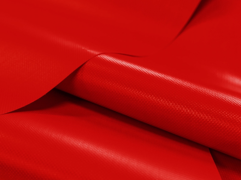 POLYESTER-STOFF TARPAULIN ROT 150 CM 1 LM