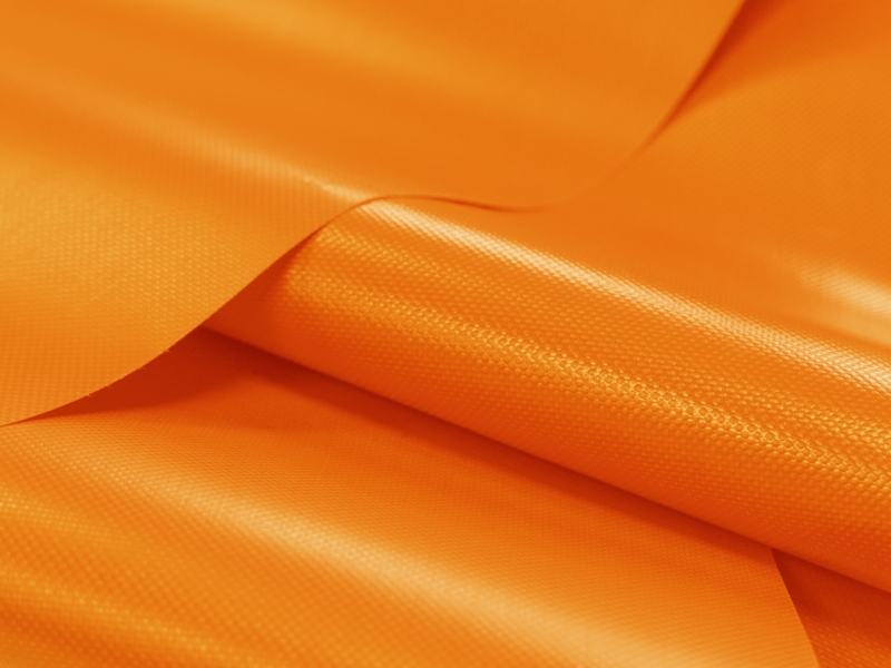 Tarpaulin tkanina poliestrowa  380 g/m2 pomarańczowa