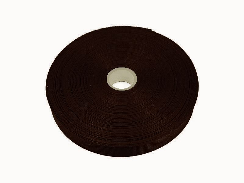 Grosgrain ribbon 20 mm/0,40 mm brown (141)