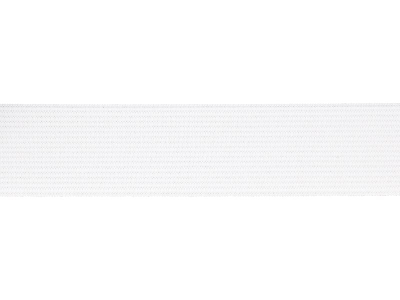 WOVEN ELASTIC TAPE 35 MM (501) WHITE POLYESTER 25 MB WOVEN ELASTIC TAPE 35 MM (501) WHITE POLYESTER 25 MB
