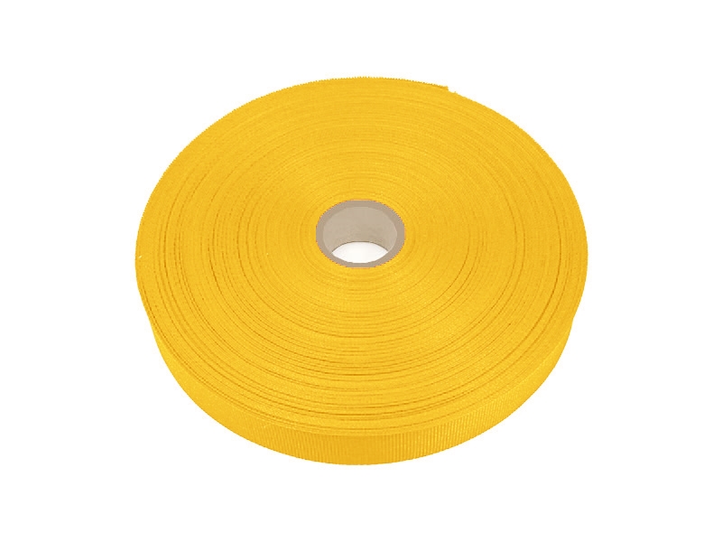 Grosgrain ribbon 20 mm/0,40 mm yellow (506) Grosgrain ribbon 20 mm/0,40 mm yellow (506)