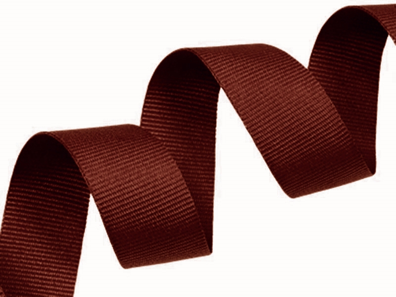 Grosgrain ribbon 20 mm/0,40 mm maroon (520)