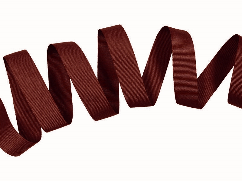 Grosgrain ribbon 20 mm/0,40 mm maroon (520) Grosgrain ribbon 20 mm/0,40 mm maroon (520)