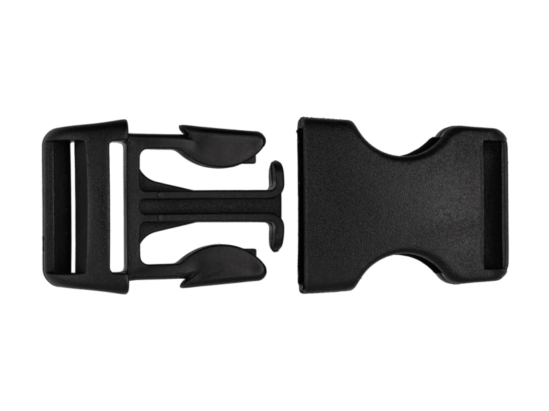 Klamra plastikowa 20x46 mm Laura czarna