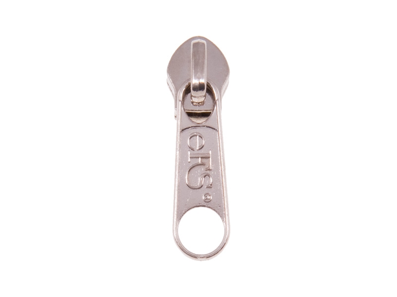 SLIDER FOR NYLON ZIPPER TAPES 8 NON LOCK NICKEL 100/500 PCS