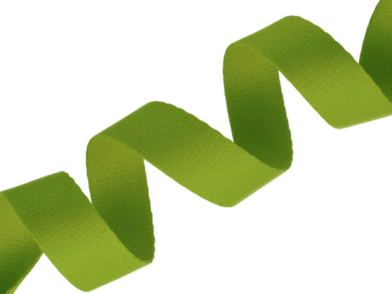 Lanyard tape 20 mm green 081 pes 50 mb