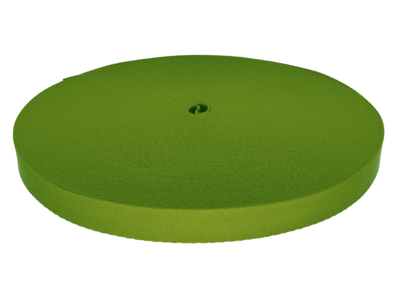 Lanyard tape 20 mm green 081 pes 50 mb