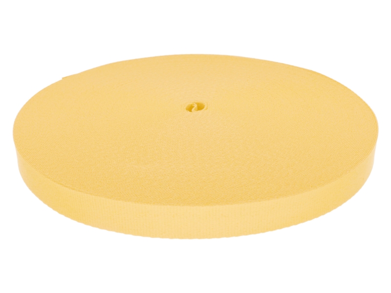 Lanyard tape 25 mm cream 124 pes 50 mb