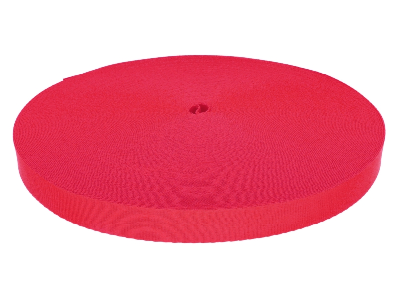 Lanyard tape 20 mm coral 341 pes 50 mb