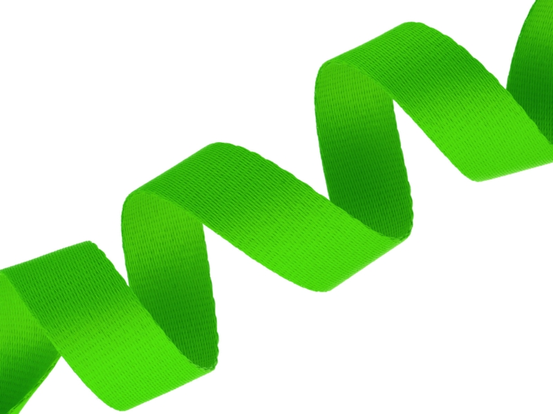 Lanyard tape 25 mm bright green 684 pes 50 mb