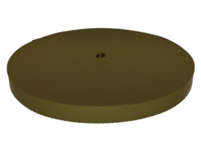 Polyester-Schlüsselband 25 mm/0,9 mm dunkelbeige (367)