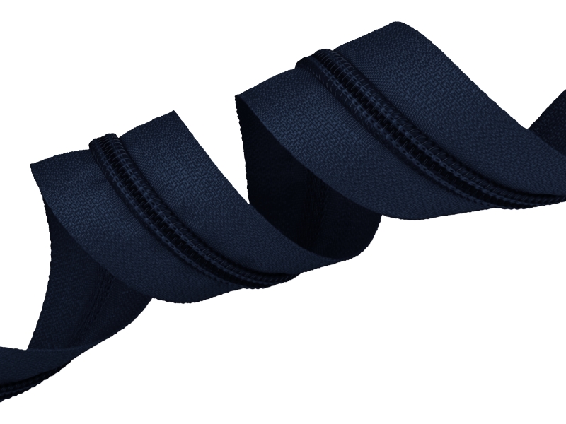NYLON ZIPPER TAPE 8 (058) NAVY BLUE 22 G/M