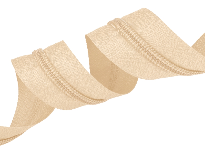 NYLON ZIPPER TAPE 8 (031) LIGHT BEIGE 22  G/M