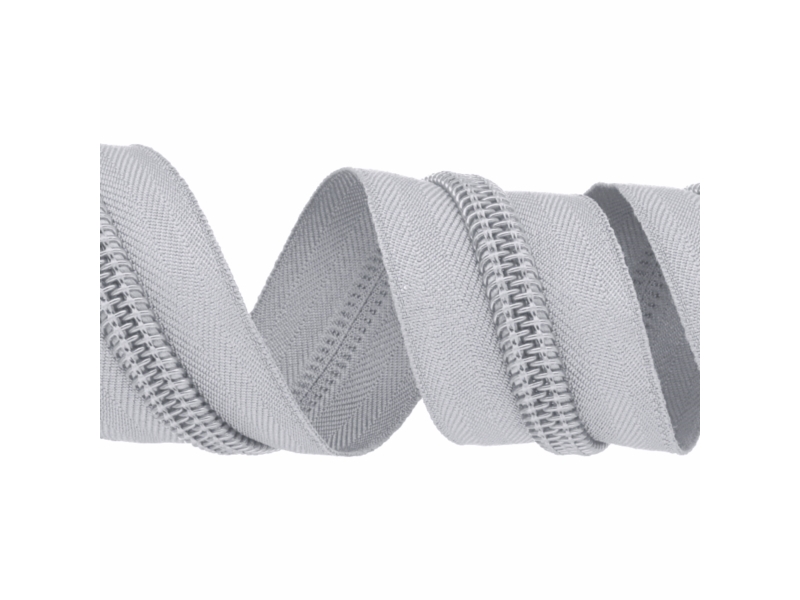 NYLON ZIPPER TAPE  10  (336)&nbspGREY 39 G/M