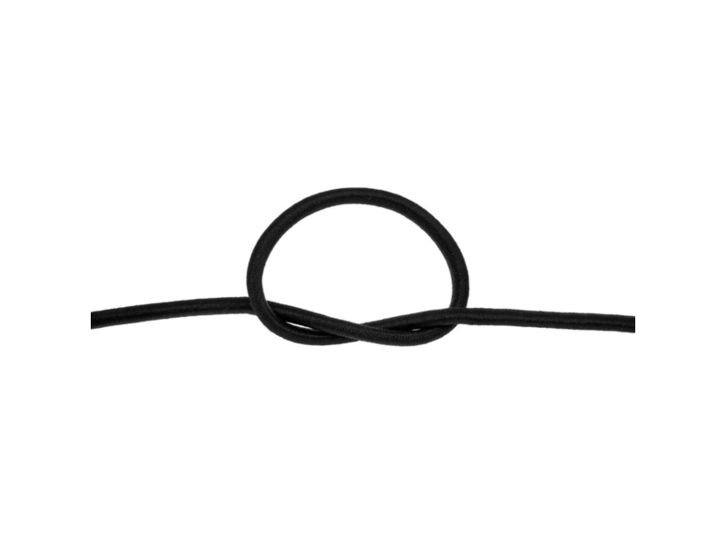 Gummikordel 8 mm schwarz 580 polyester 25 lm Gummikordel 8 mm schwarz 580 polyester 25 lm