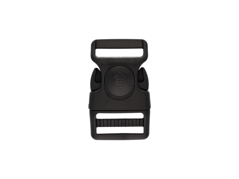 Plastic buckle 32 mm celina black frost resistant 100 pcs