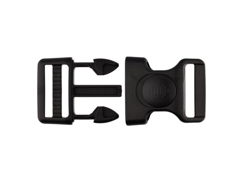 Plastic buckle 32 mm celina black frost resistant 100 pcs