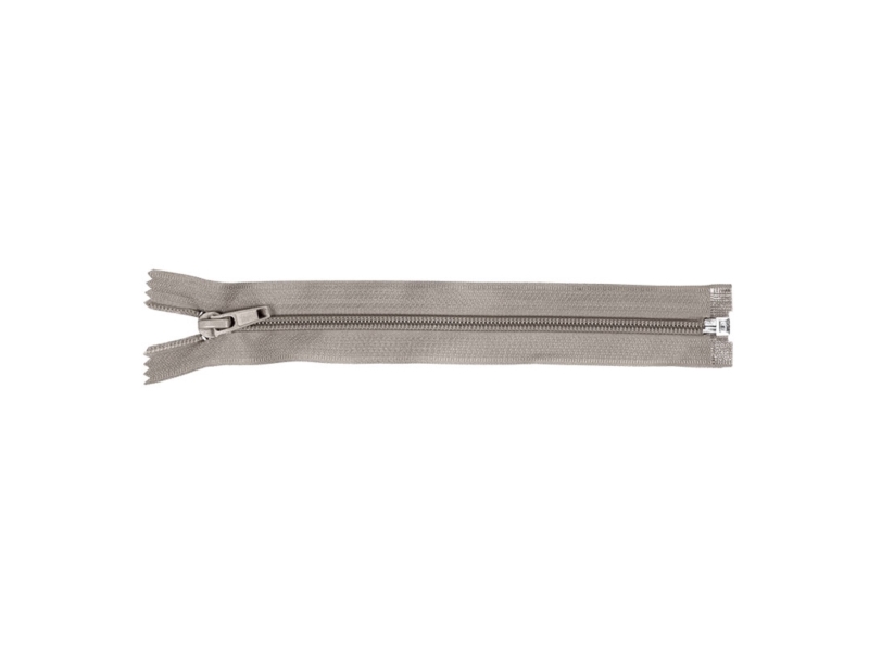 SPIRÁLOVÝ ZIP ŠÍŘE 5 AUTO LOCK DĚLITELNÝ 35 CM (306/2) TMAVĚ    ŠEDÝ
