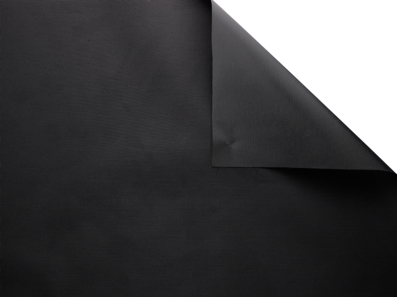 NYLONSTOFF   210D  PVC-F A-GRADE-BESCHICHTET SCHWARZ 580 150 CM&nbsp50   LM
