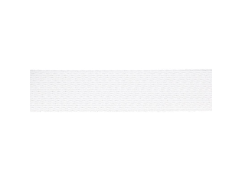 ELASTISCHER BAND FLACH GEWEBTE 50 MM (501) WEIß POLYESTER PL 25 LM ELASTISCHER BAND FLACH GEWEBTE 50 MM (501) WEIß POLYESTER PL 25 LM