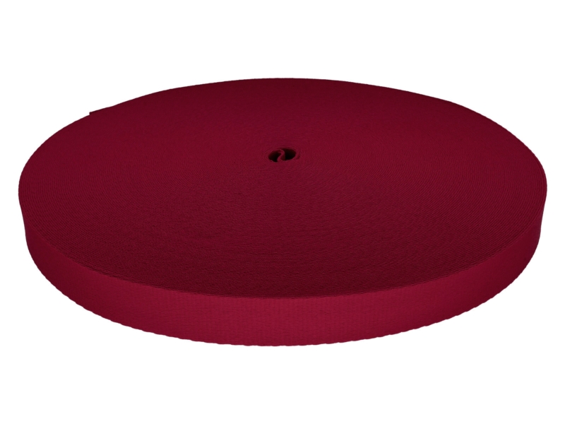 Schlüsselband 25 mm Rotwein 525 pes 50 lm