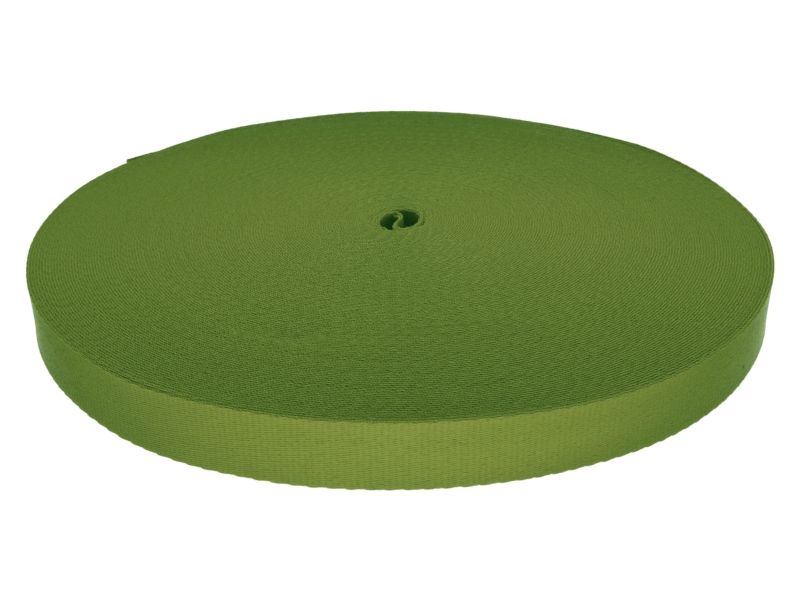 Lanyard tape 25 mm faded green 064 pes 50 mb