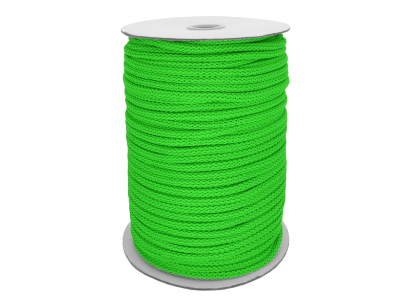 Polyesterová šňůra 6 mm jasně zelená (684)