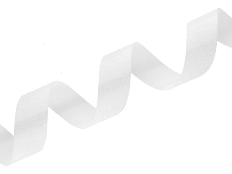 HOOK AND LOOP TAPE LOW-PROFILE  (501) WHITE PES/NYLON 25 MB
