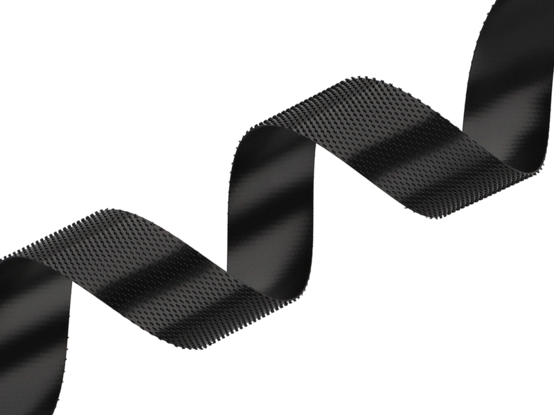 HOOK AND LOOP TAPE LOW-PROFILE  (580) BLACK PES/NYLON 25 MB