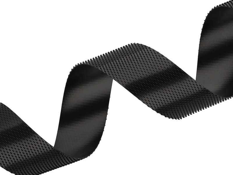 HOOK AND LOOP TAPE LOW-PROFILE  (580) BLACK PES/NYLON 25 MB